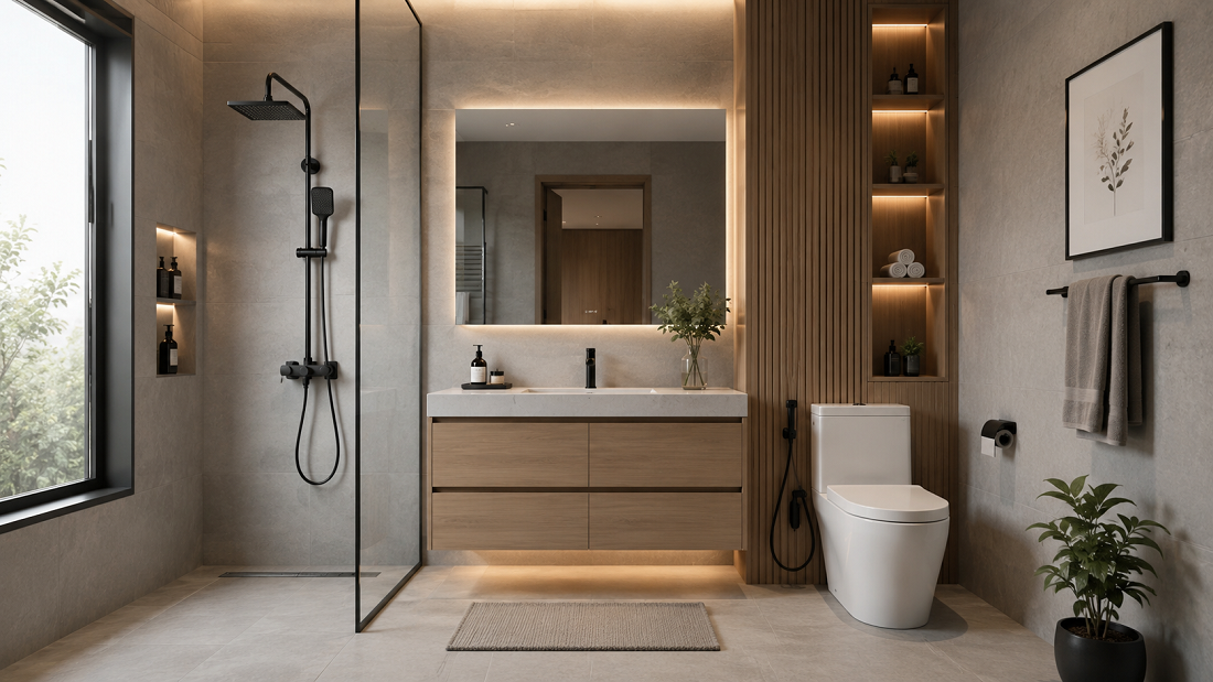 Posisi Ideal Pemasangan Shower agar Kamar Mandi Lebih Nyaman dan Modern