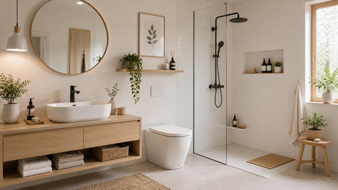 Inspirasi Area Wastafel Bergaya Scandinavian dengan Wastafel Terbaik dari Blackwhite Sanitary Terbaik di Indonesia